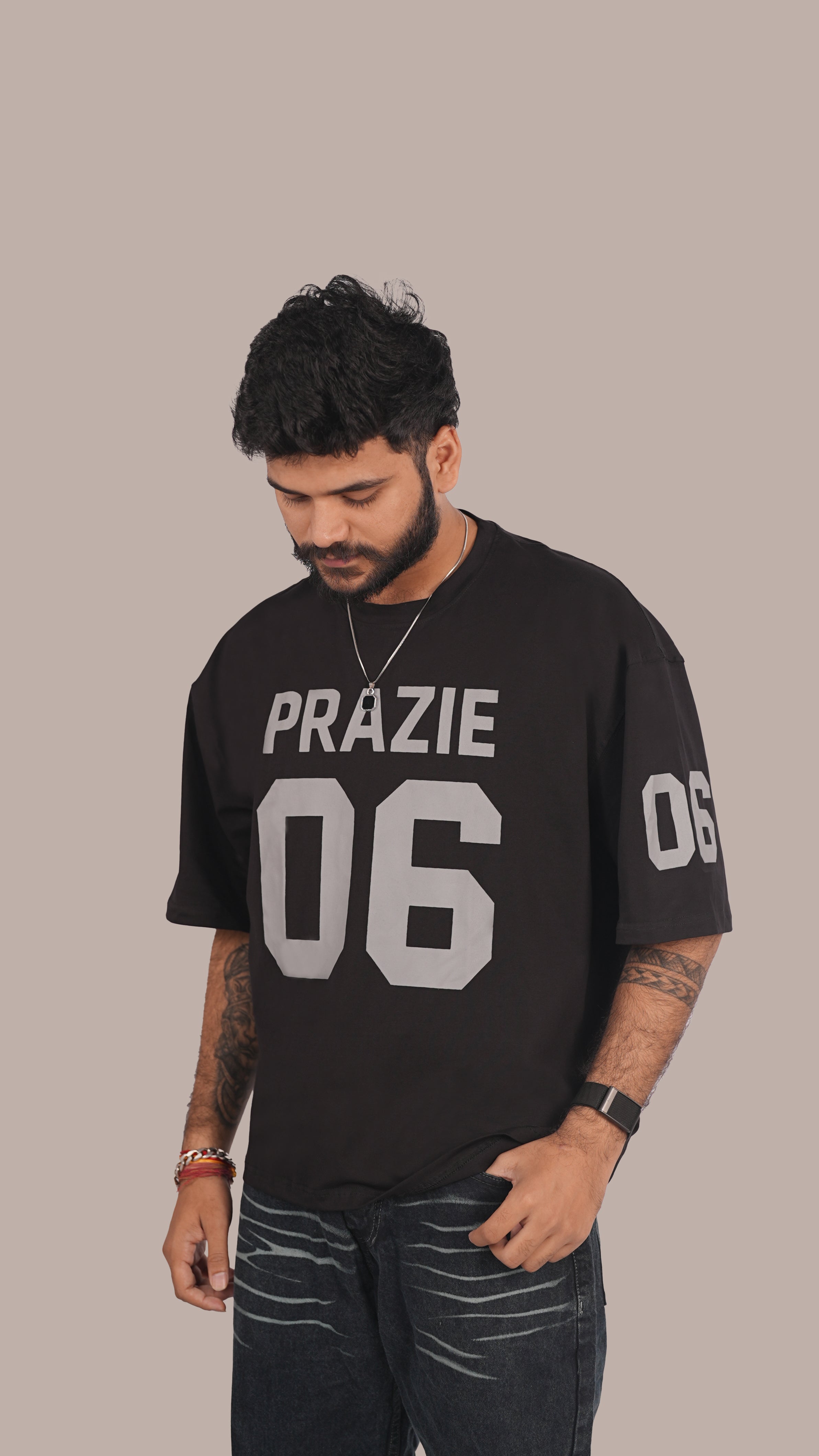 Prazie Signature 06 Black Tshirt