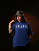 Prazie Blue Oversized Tshirts