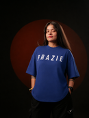 Prazie Blue Oversized Tshirts