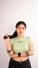Prazie Signature Bright Green Crop Top