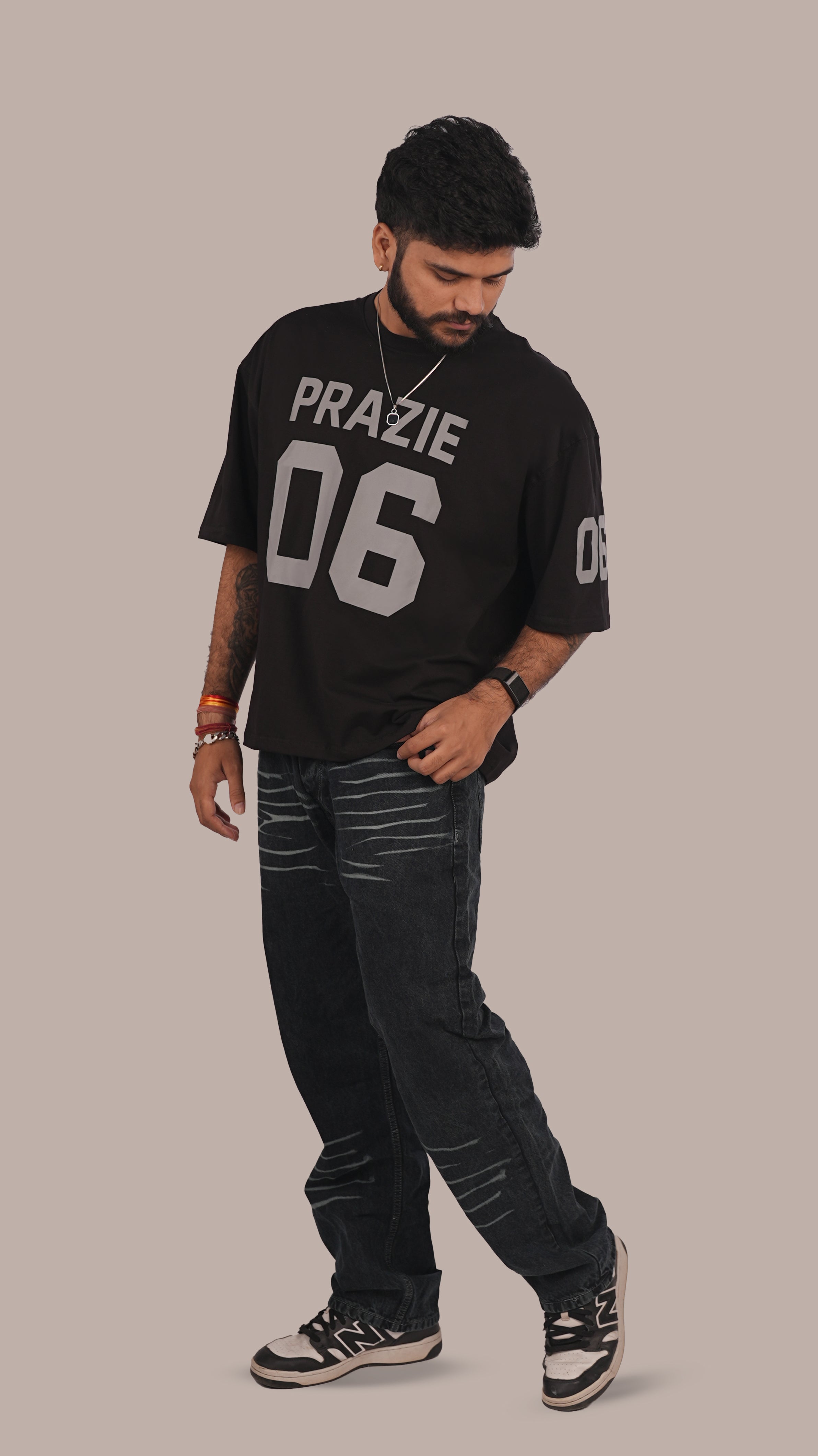 Prazie Signature 06 Black Tshirt