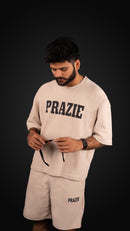 Prazie Beige short Co-ord set