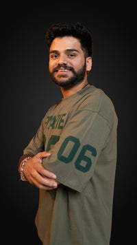 Prazie 06 Signature Olive Green Tshirt